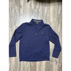 Polo Ralph Lauren 1/4 Zip Sweater Men’s Medium Navy Pullover